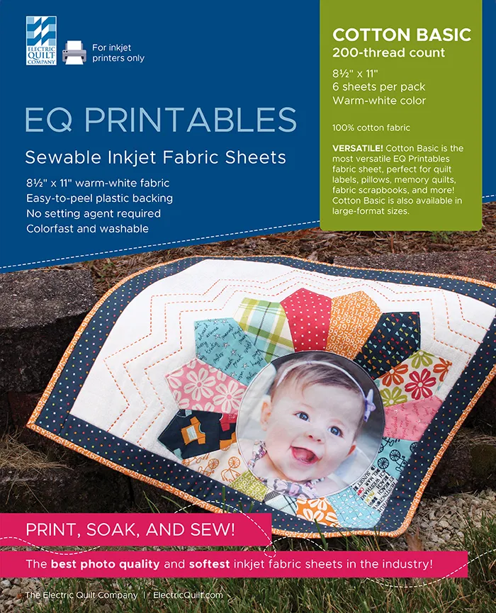 Cotton Basic (200tc) Inkjet Fabric | Products | The Electric Quilt ...