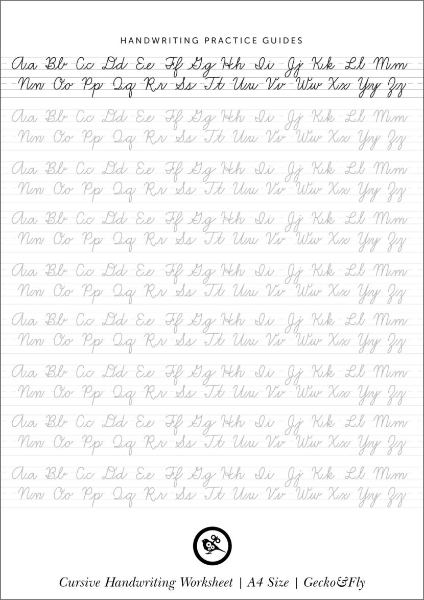 better handwriting for adults worksheet