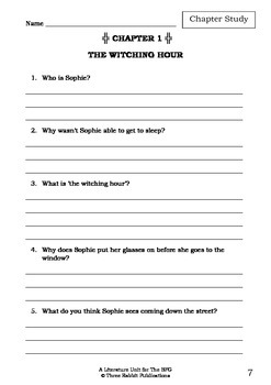 Lesson Plan Ideas - BFG Resources KS1 (Lehrer gemacht)