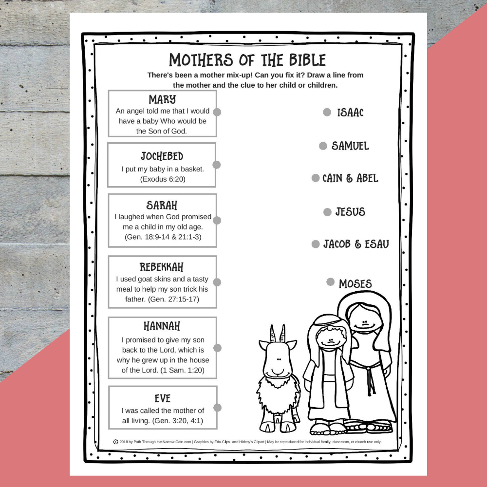 Mothers Day Freebie - 4 Printable Activity Sheets (download only ...