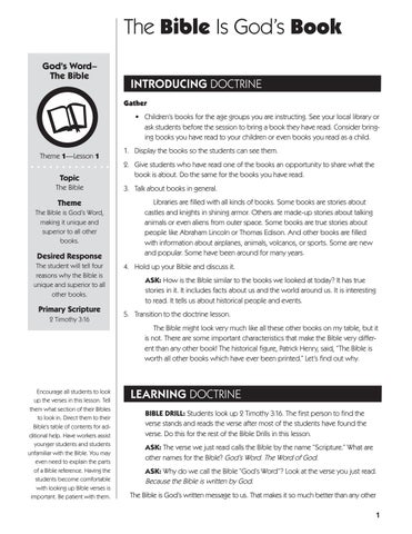 bible drill worksheet