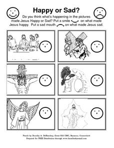 Bible Story Cube Craft Worksheet