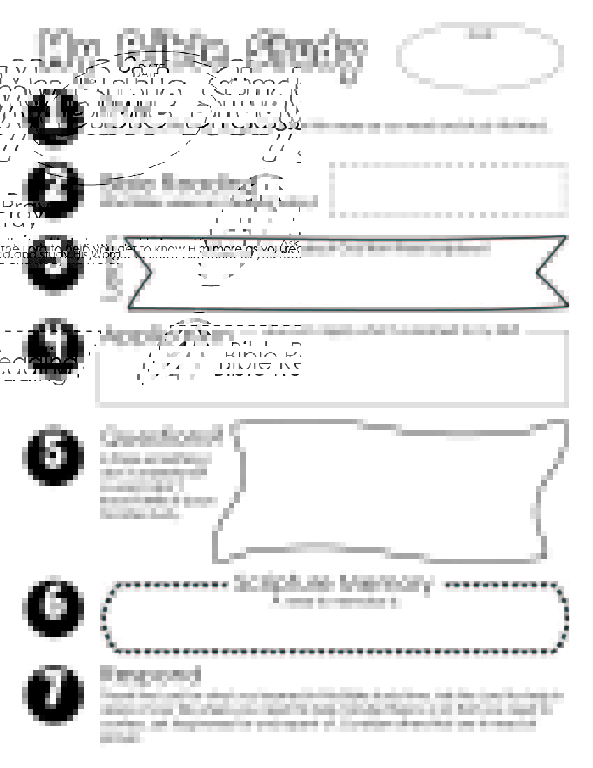 Bible Study Guide For Kids FREE Printable - Wildly Anchored ...