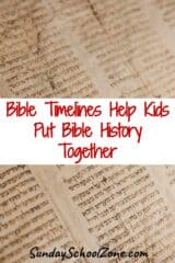 Free Printable Bible Timeline for Use at Home or Church