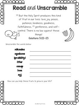 Books of the Bible Printable Worksheets &  more!