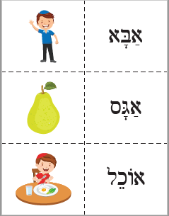 biblical hebrew alphabet flash cards printable