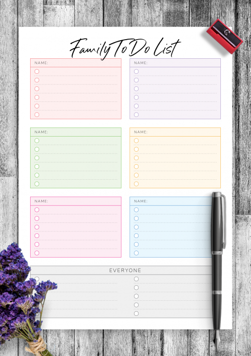 big to do list printable