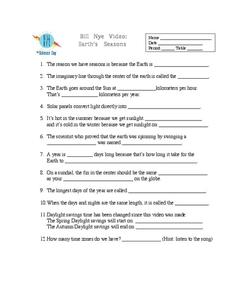 bill nye photosynthesis worksheet