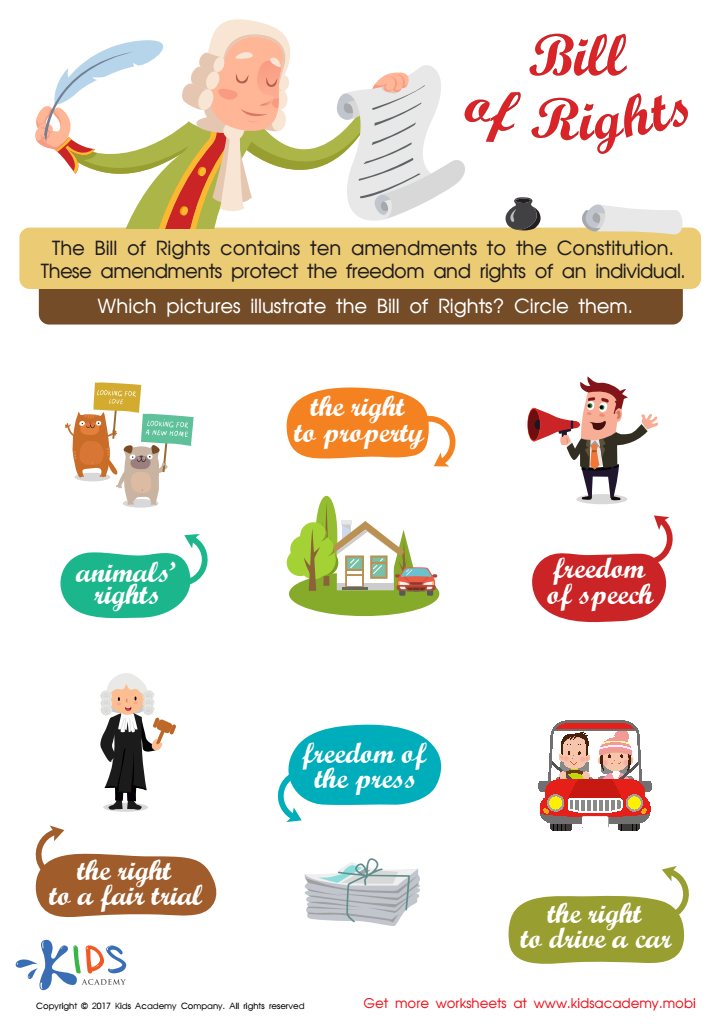 bill of rights activity worksheet