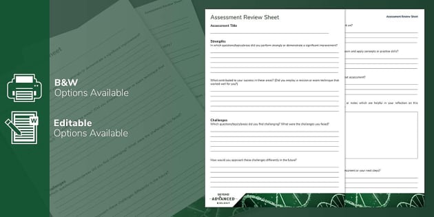 biology review worksheet