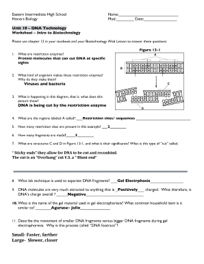 Biology Worksheets With Answers Pdf - Fill Online, Printable ...