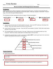 Bioaccumulation and Biomagnification Worksheet.pdf - Emily Barden ...