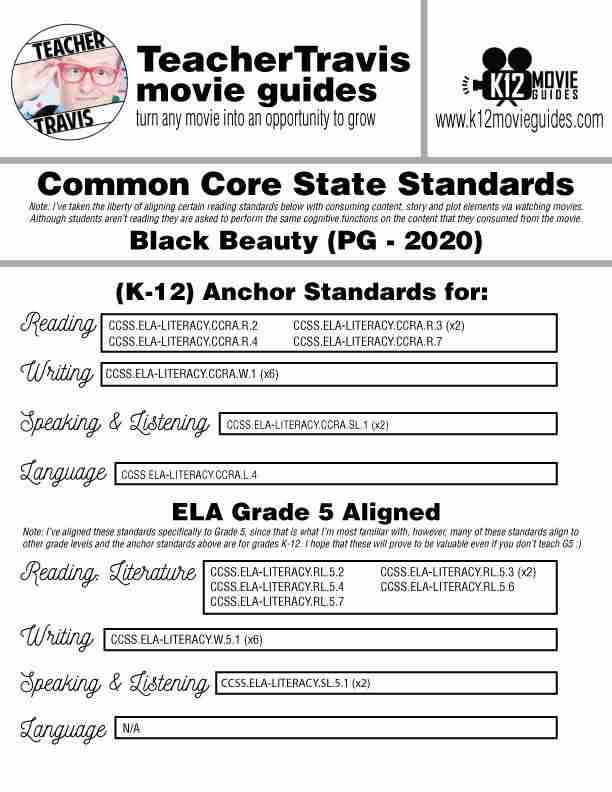 English Comprehension Worksheet KS2 - Black Beauty | Teaching ...