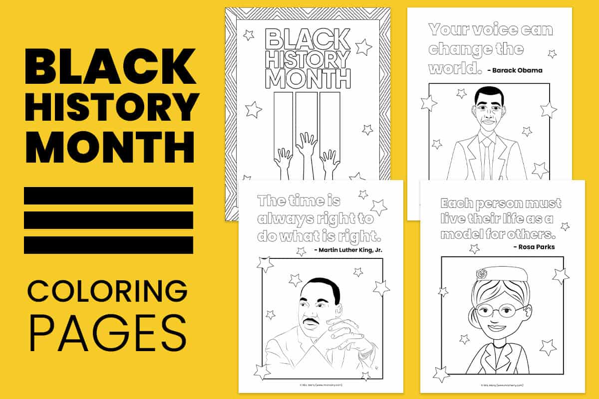 Black History Month Coloring Pages | Free Printables | Mrs. Merry