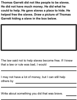 black history worksheet 1st grade