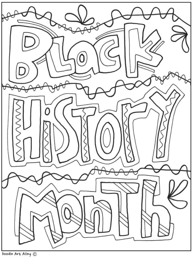 black history worksheet for kindergarten