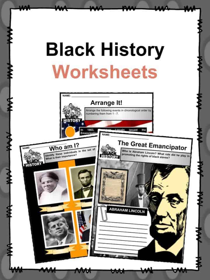 black history worksheet