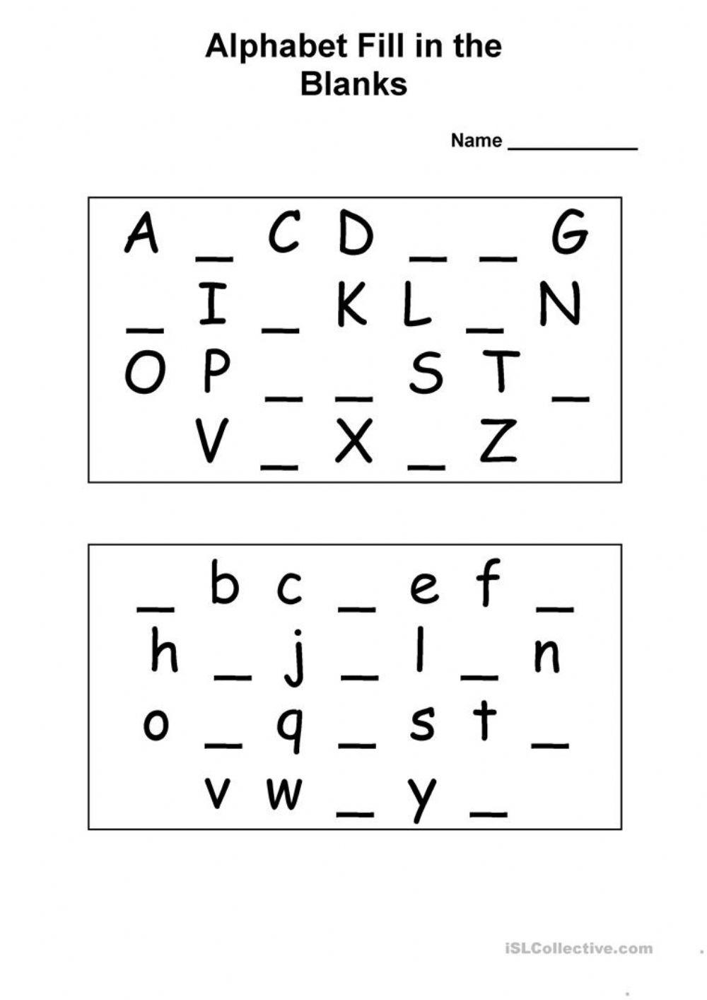 Fill In The Blank ABCs Online Exercise For Worksheets Library Fill In The Blank ABCs Online Exercise For Worksheets Library