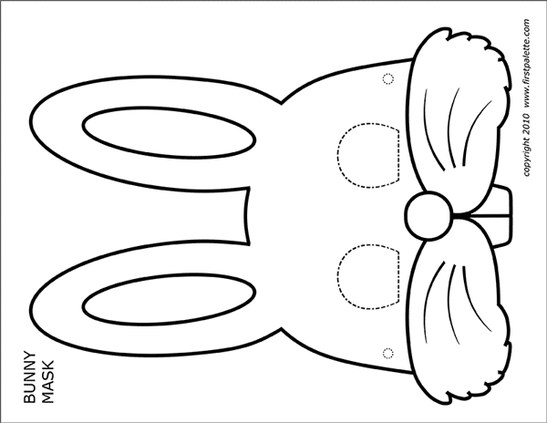 blank animal masks templates