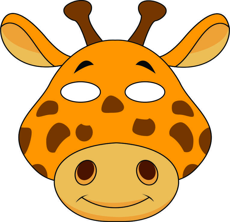 blank animal masks templates