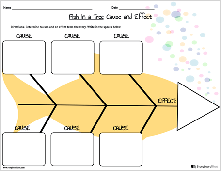 Cause and Effect Worksheets &  Templates | StoryboardThat