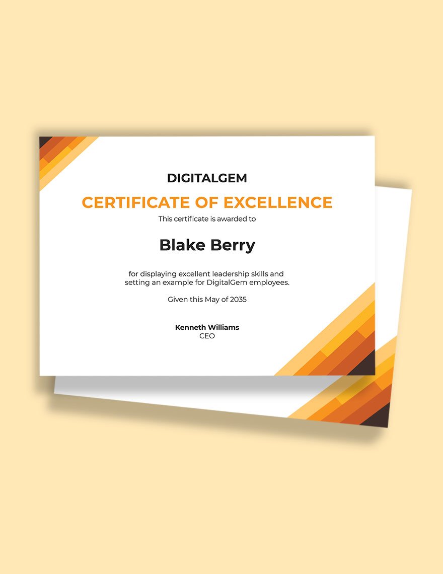 blank certificates with borders
