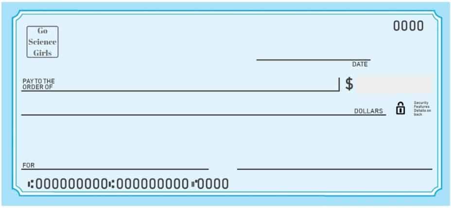 Free Blank Check Templates for Kids (Activities for Kids Included ...
