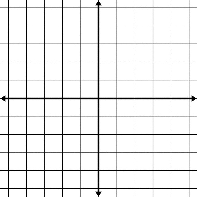 Art Worksheets | Blank Coordinate Grid With Grid Lines Shown ...