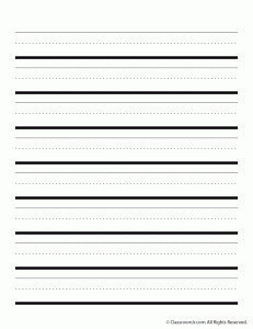 Handwriting Paper