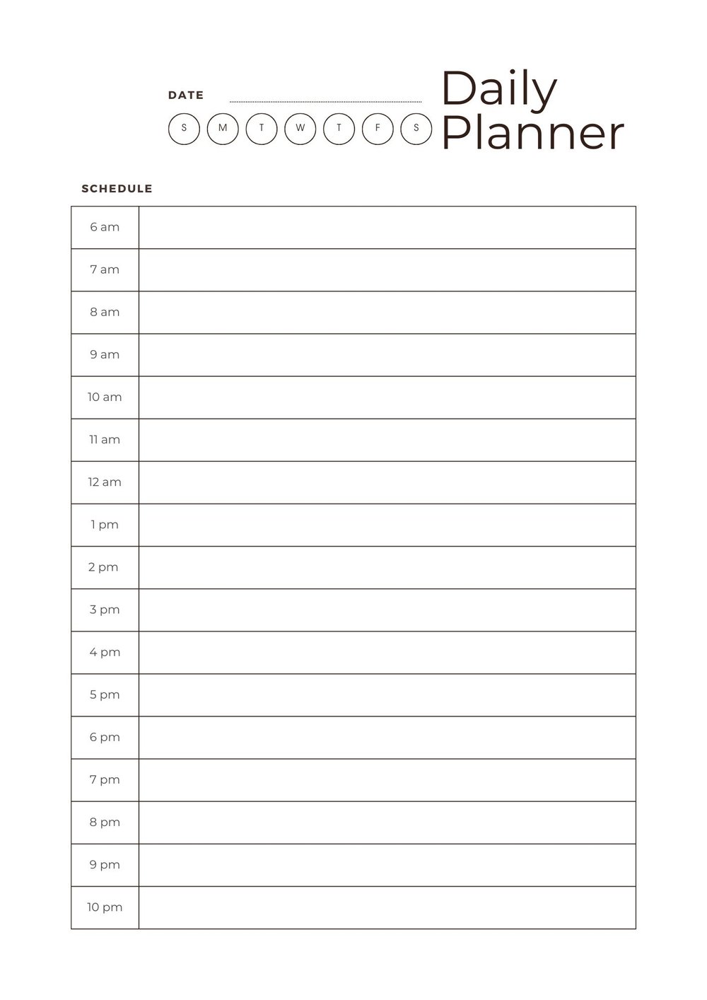 Free blank daily planner pages Download Free blank daily planner pages Free blank daily planner pages Download Free blank daily planner pages