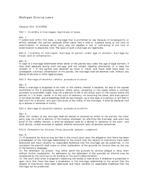 blank divorce papers pdf michigan