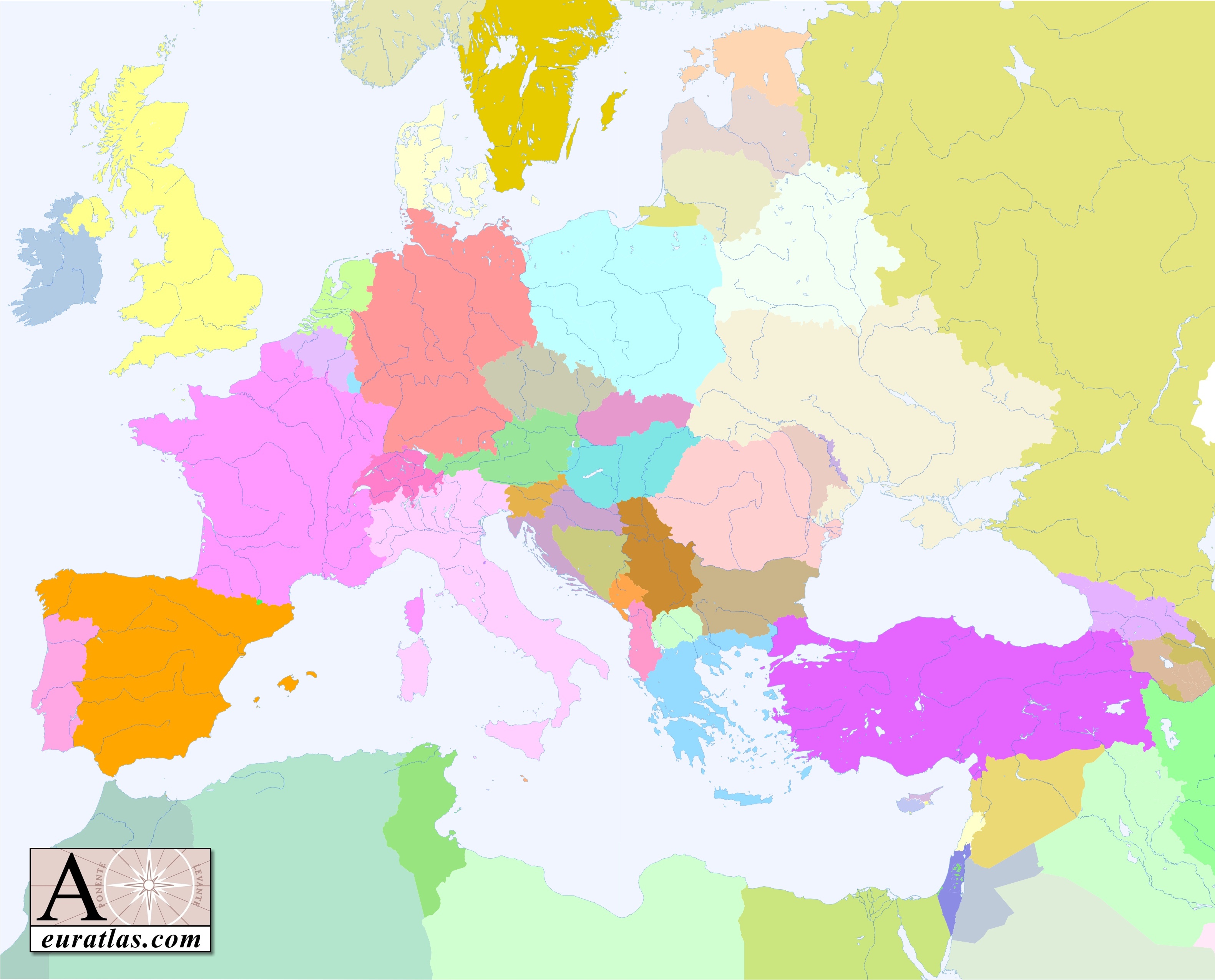 Euratlas-Info Members Area: Europe Countries