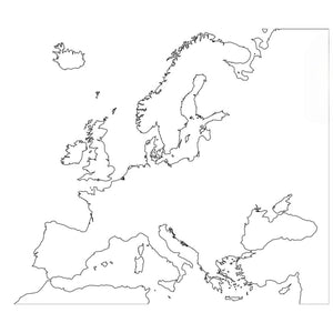 Europe Outline Map - Clickere