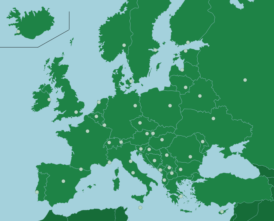 blank europe political map quiz