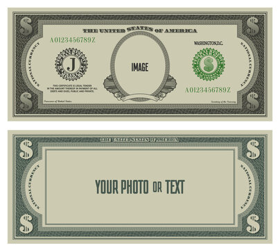 blank fake money template