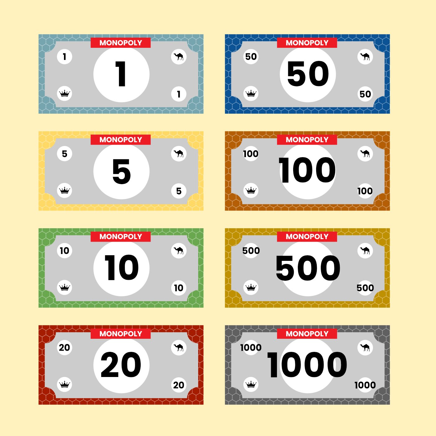 blank fake money template