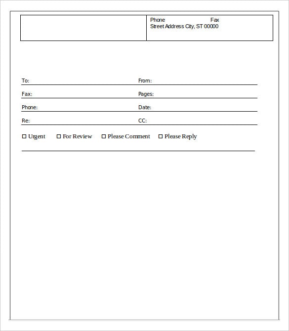9+ Printable Fax Cover Sheets - Free Word, PDF Documents Download!