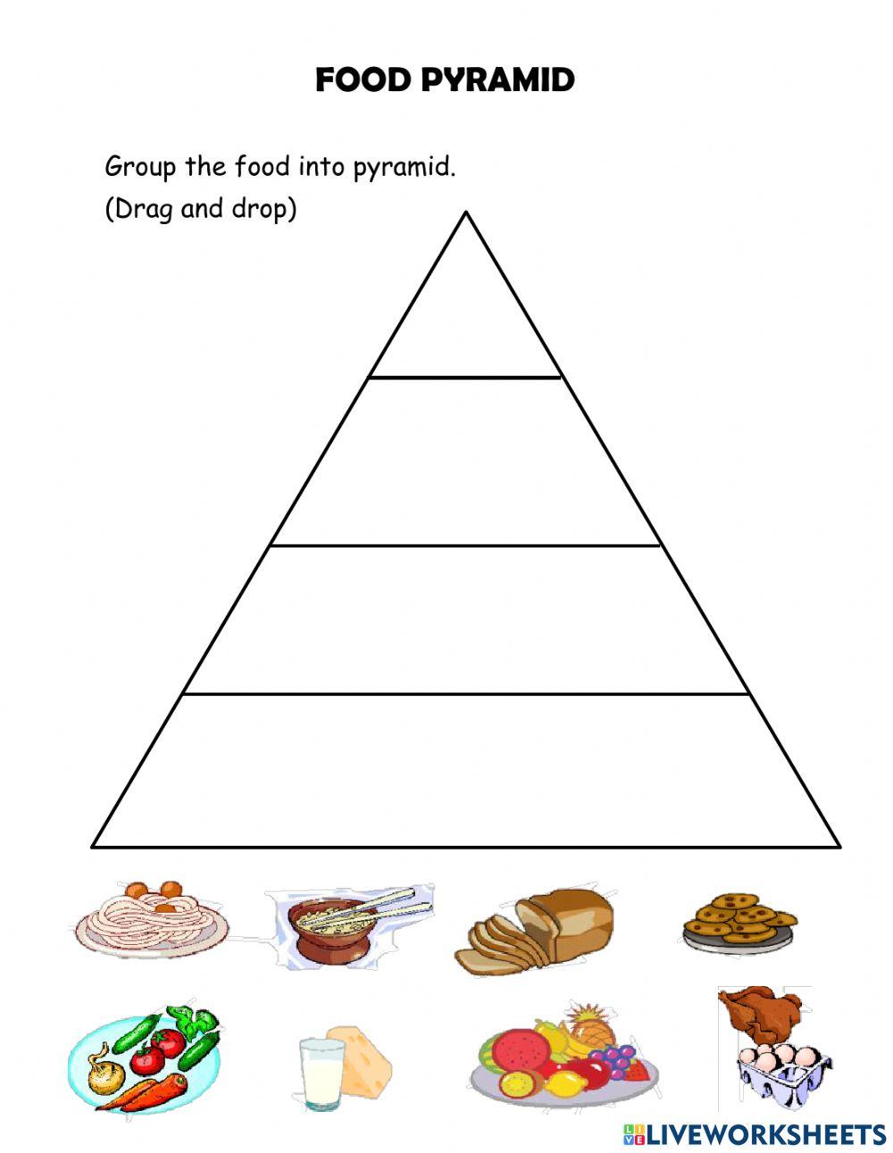 Food Pyramid For Kids Printable