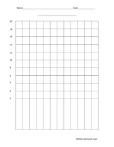 Blank Bar Graph Worksheet for 2nd - 4th Grade | Lesson Planet