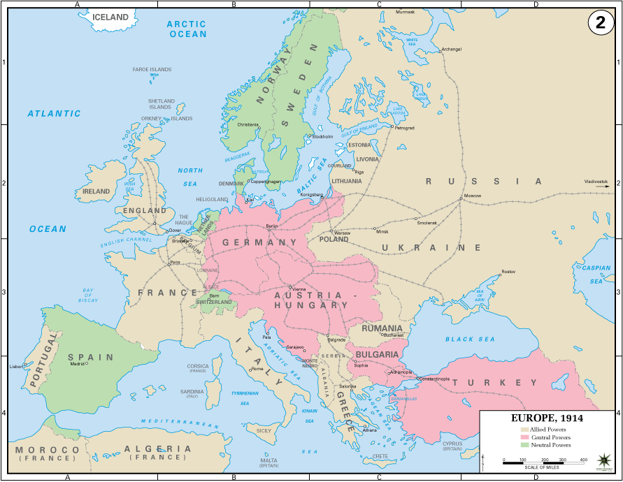 40 maps that explain World War I | vox.com