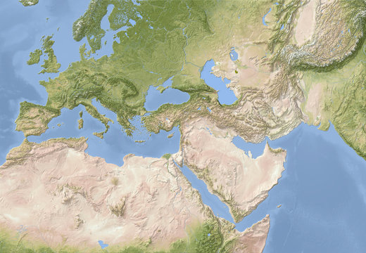 blank map europe middle east