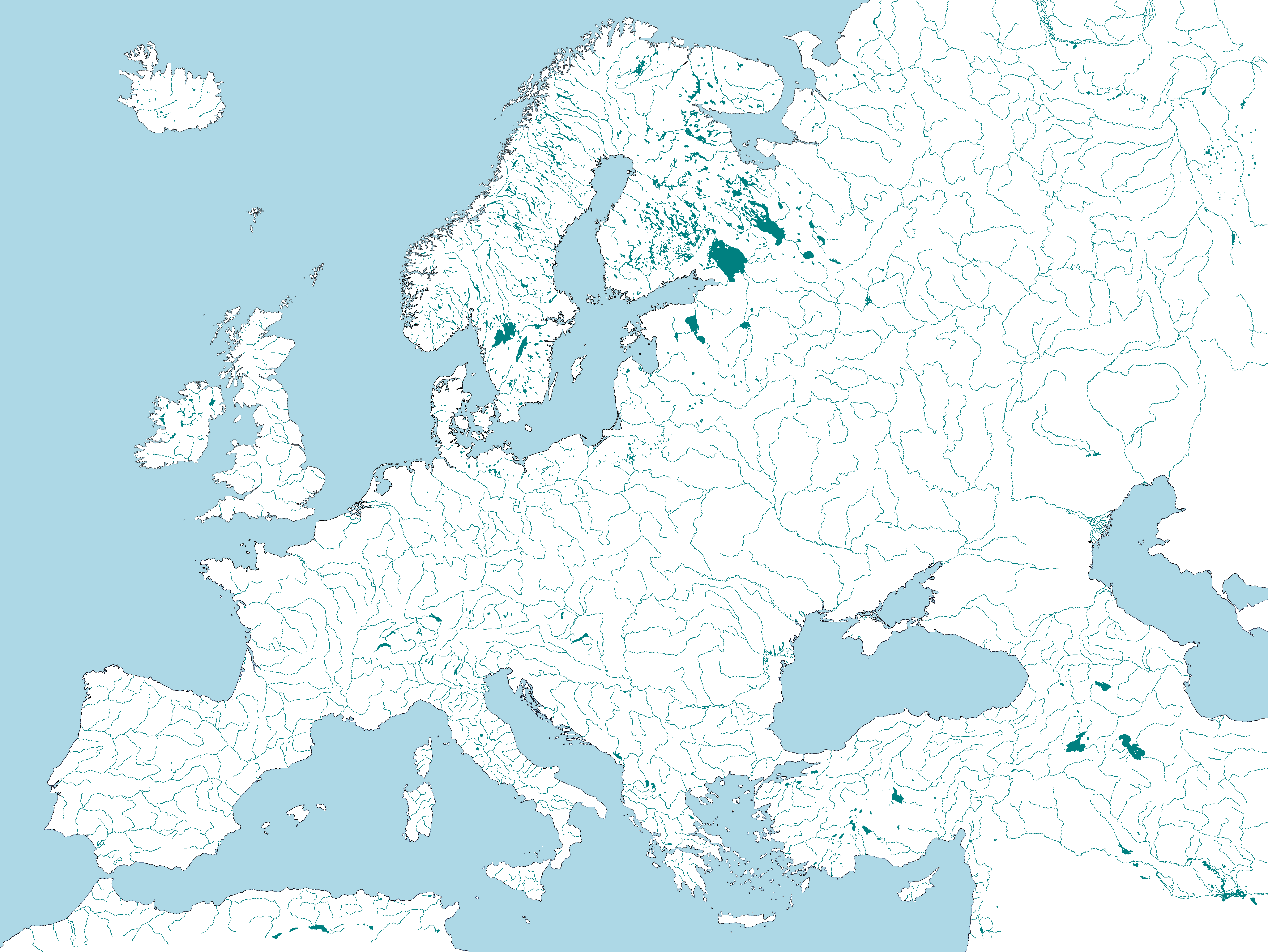 Blank Map of Europe and the Middle East by StefanZL on DeviantArt