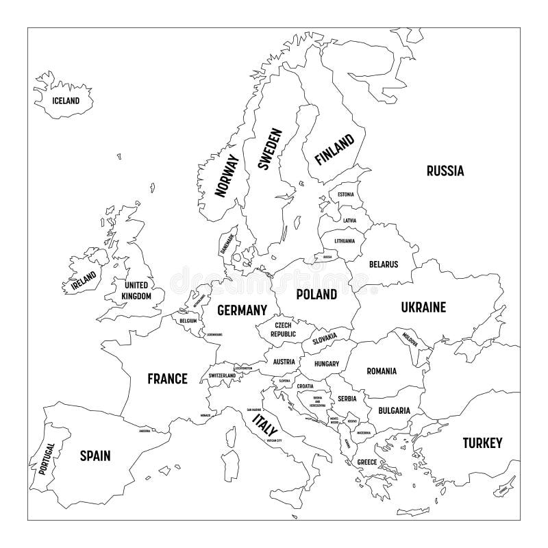 blank map europe russia
