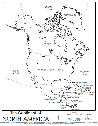 blank map of the united states worksheet