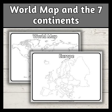 World Map And Continents Worksheets PrimaryResourceRack Worksheets Blank Map Of The World Worksheet 35 
