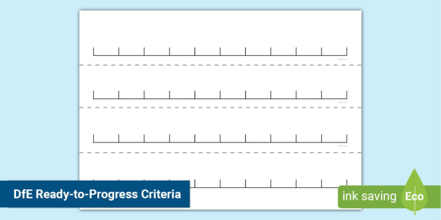 blank number line worksheet 0 10