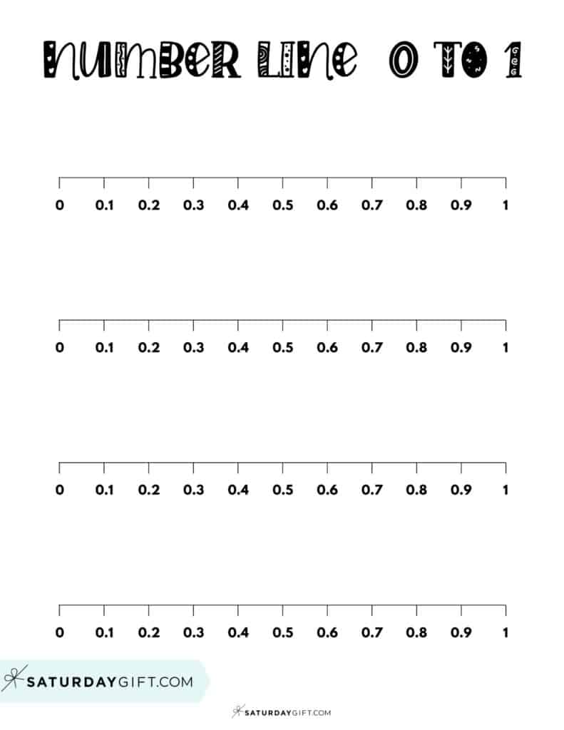 blank number line worksheet 0 10