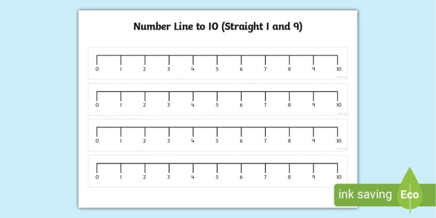 blank number line worksheet ks1