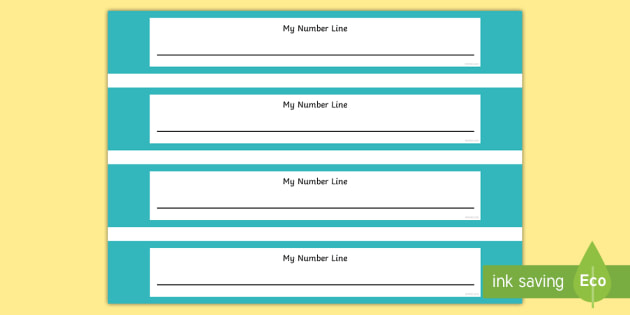 Blank Maths Number Line Printable | Maths Resources - Twinkl