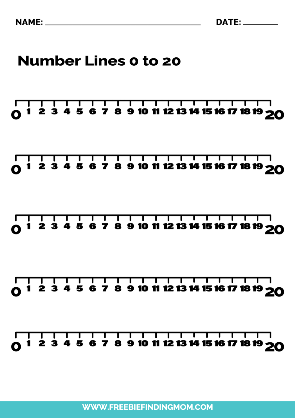 free-printable-number-line-to-20-pdfs-freebie-finding-mom-worksheets-library for Free Printable Blank Number Line Template Free Printable Number Line to 20 PDFs - Freebie Finding Mom - Worksheets Library for Free Printable Blank Number Line Template